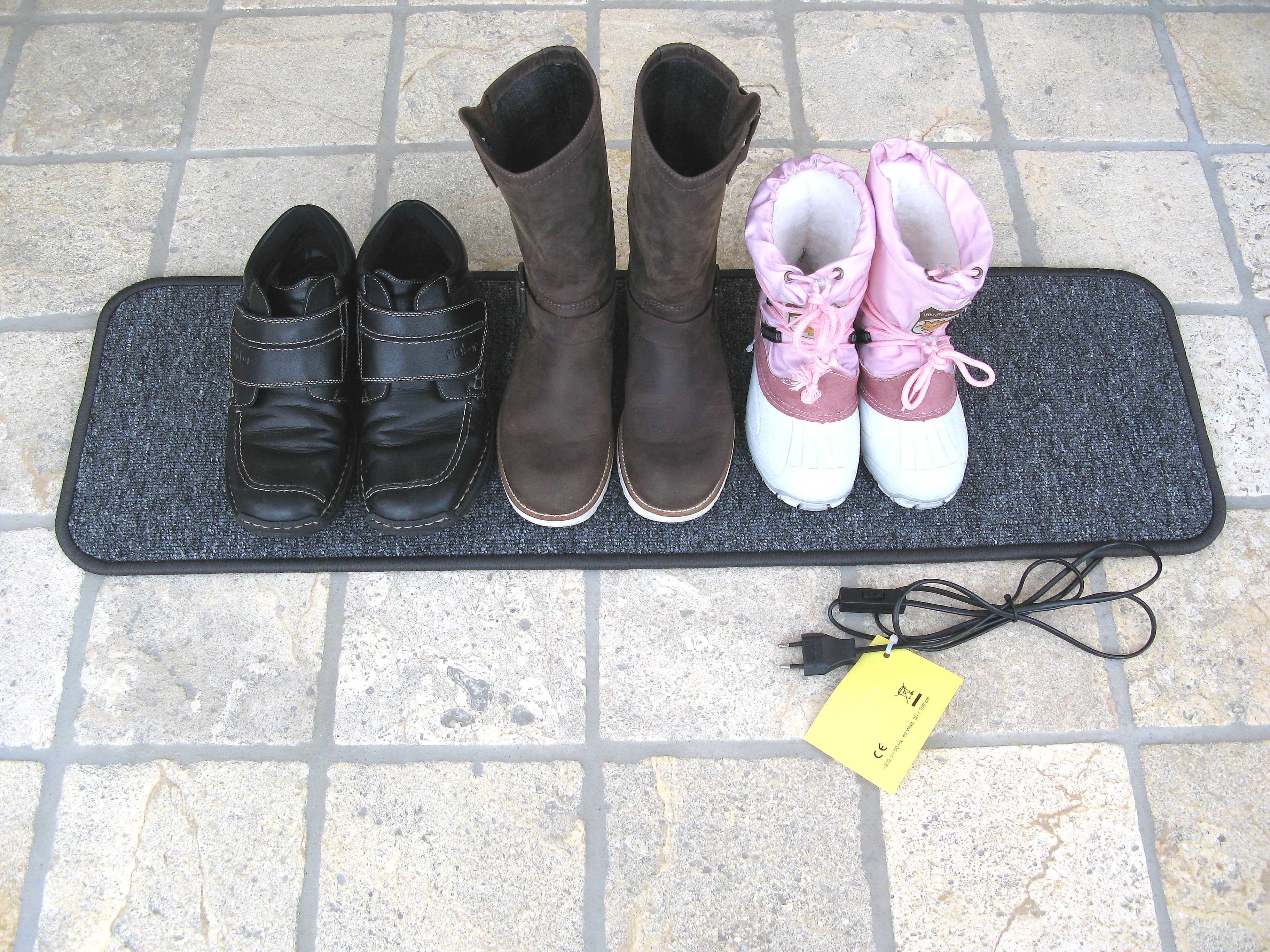 Schuhtrockner-Wärematte Schuhentfeuchter
                          Heizmatte kein feuchten Schuhe trockene Schuhe
                          Stiefel Boots